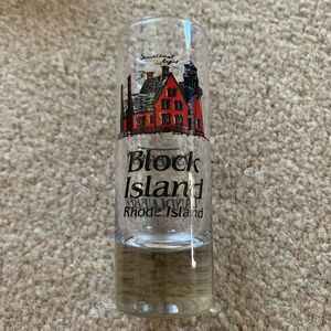 Block Island Rhode Island Tall Shot Glass